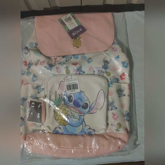 STITCH PINEAPPLE SLOUCH BACKPACK - Picture 2 of 5